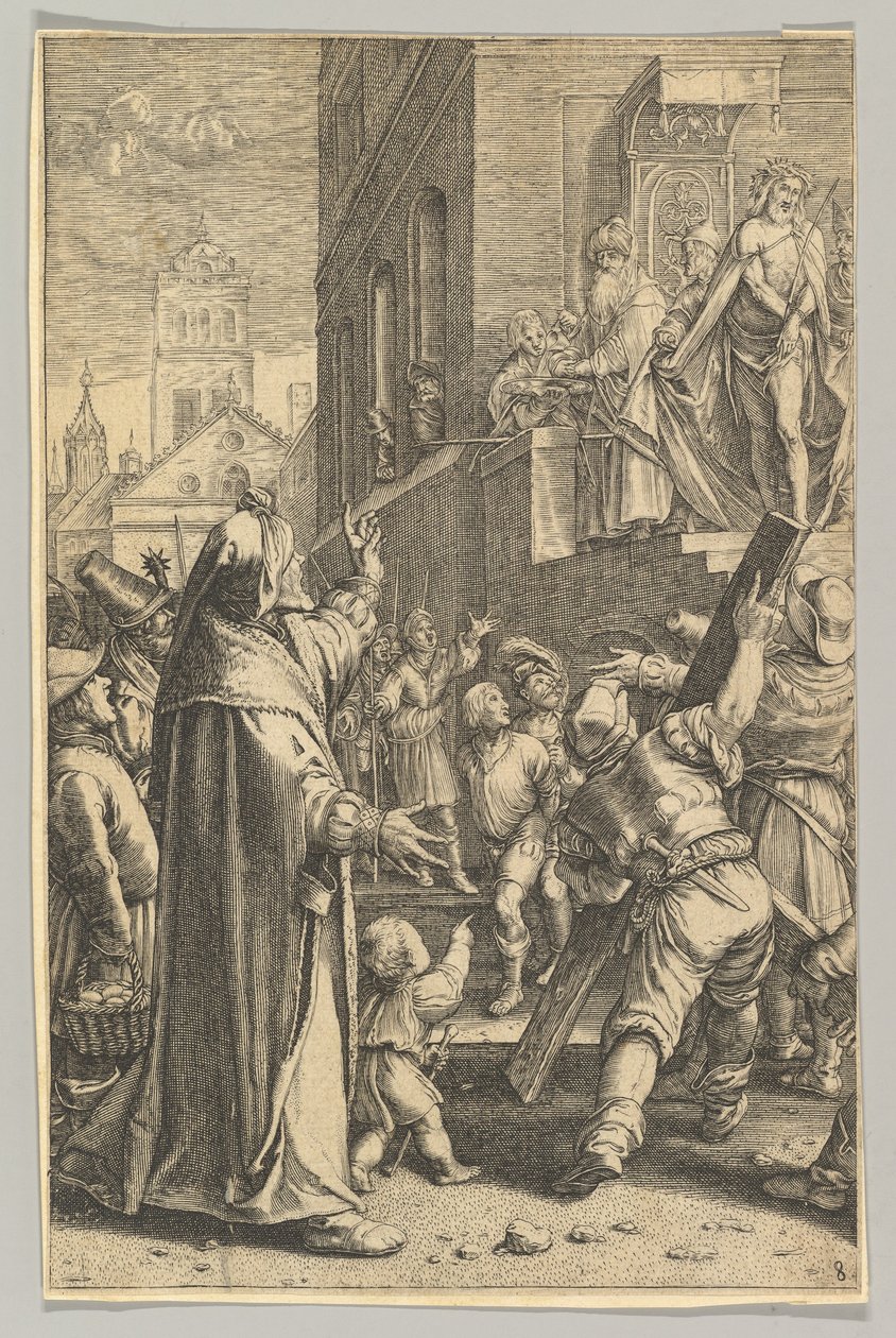 Ecce Homo, Krisztus szenvedéséből, kb. 1623. alkotó: Ludovicus Siceram