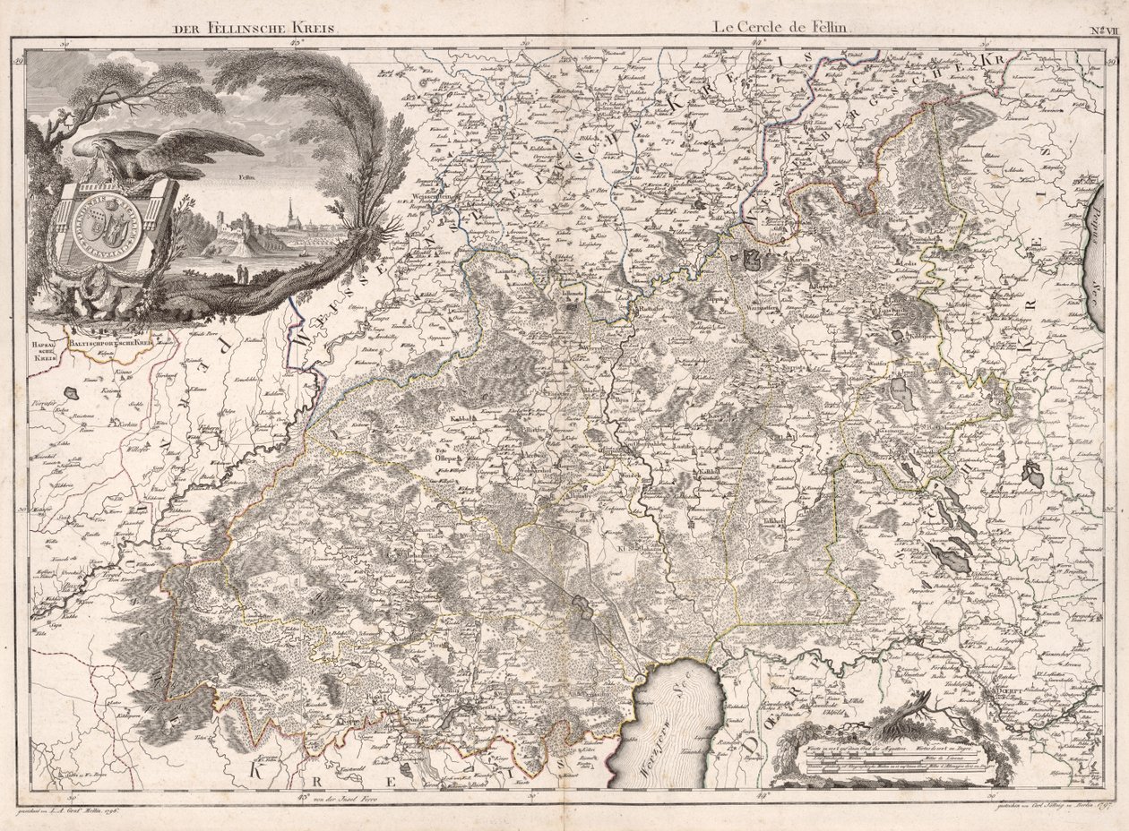 A Fellin kerület; Felllin köre alkotó: Ludvig August; Hartknoch Mellin