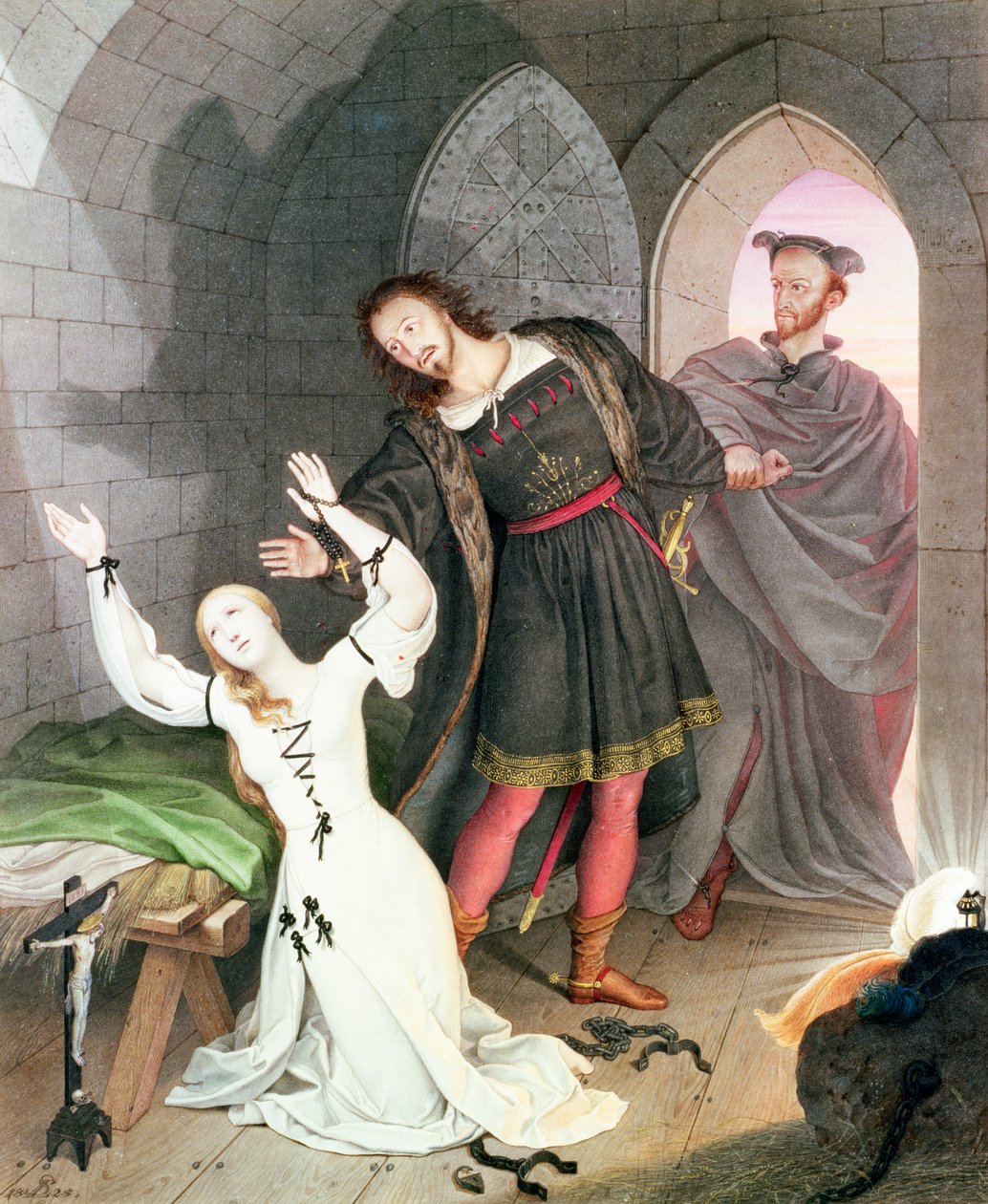 Faust, 1828 (tinta és WC) alkotó: Ludwig Ferdinand Schnorr von Carolsfeld