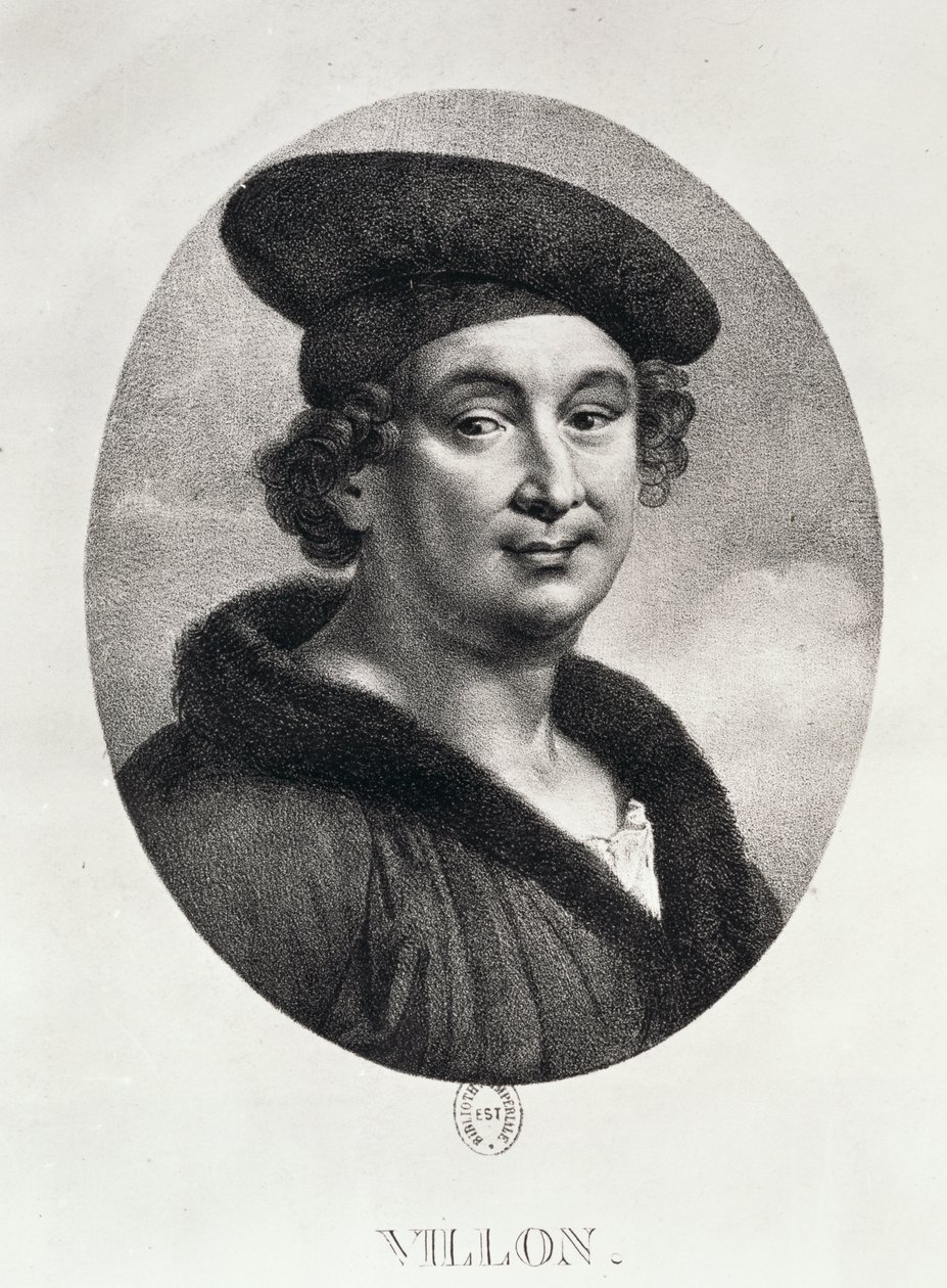 Francois Villon (1431-63) portréja alkotó: Ludwig Rullmann