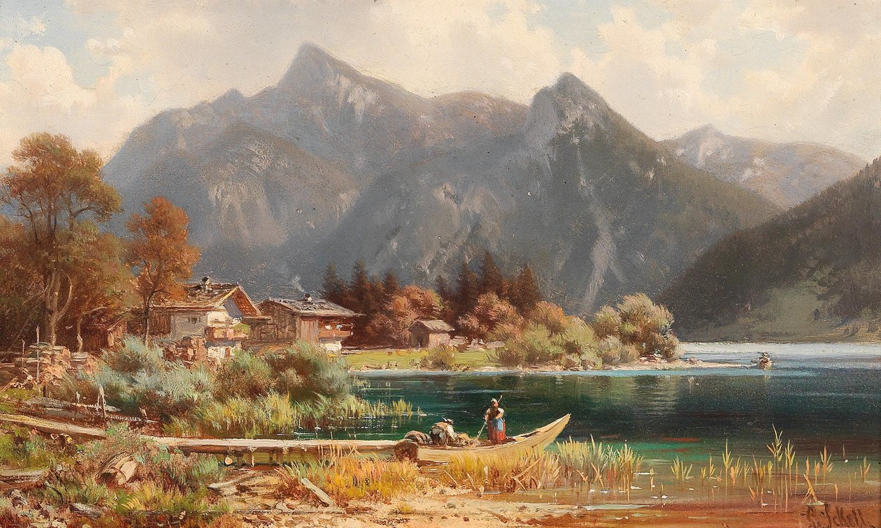 Nyár a Schliersee -n alkotó: Ludwig Sckell