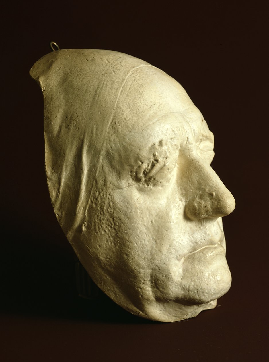 Goethe maszkja, 1807 (gipsz) alkotó: Ludwig Weisser