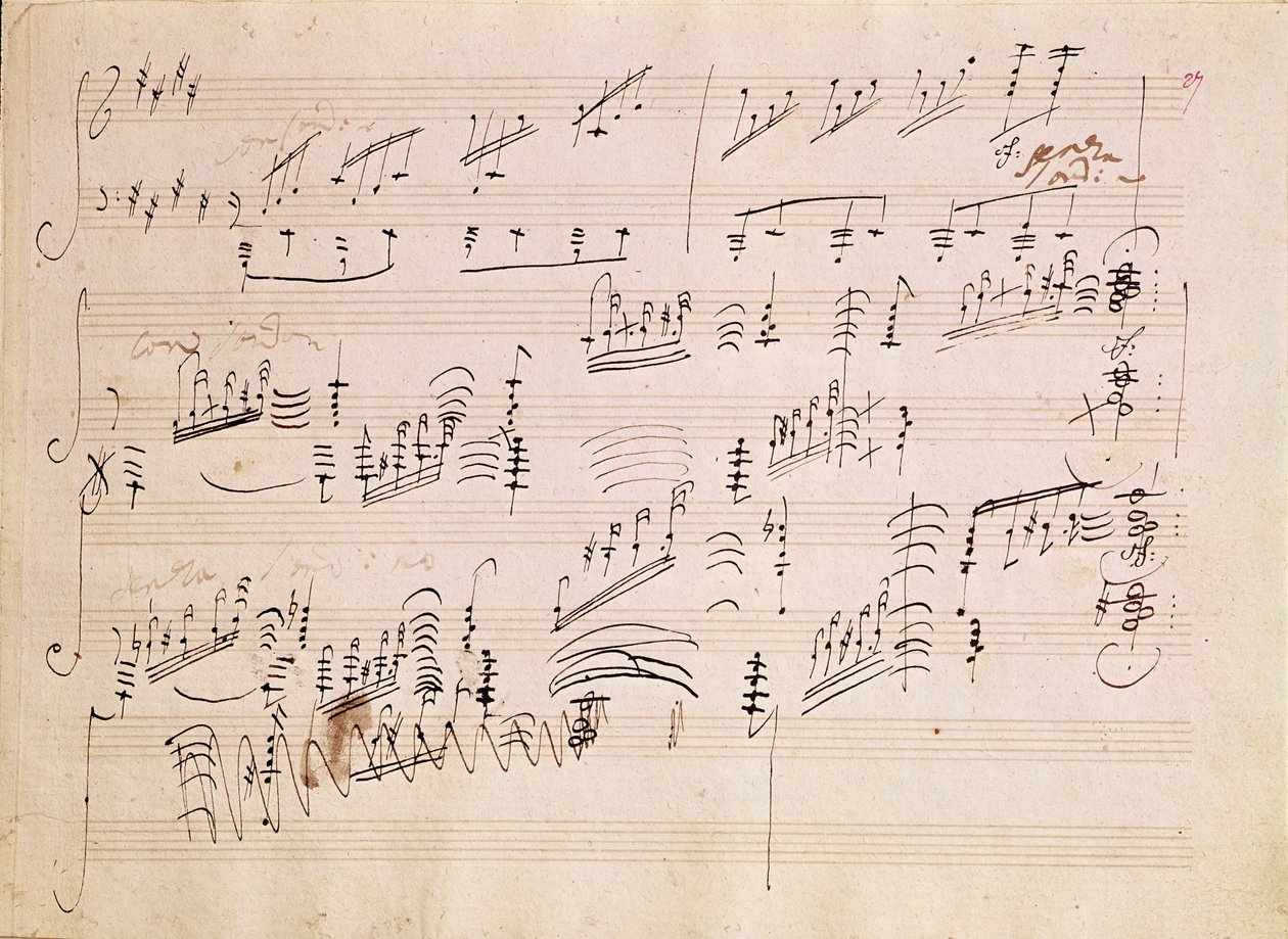 A „Moonlight Sonata” pontozólapja alkotó: Ludwig van Beethoven