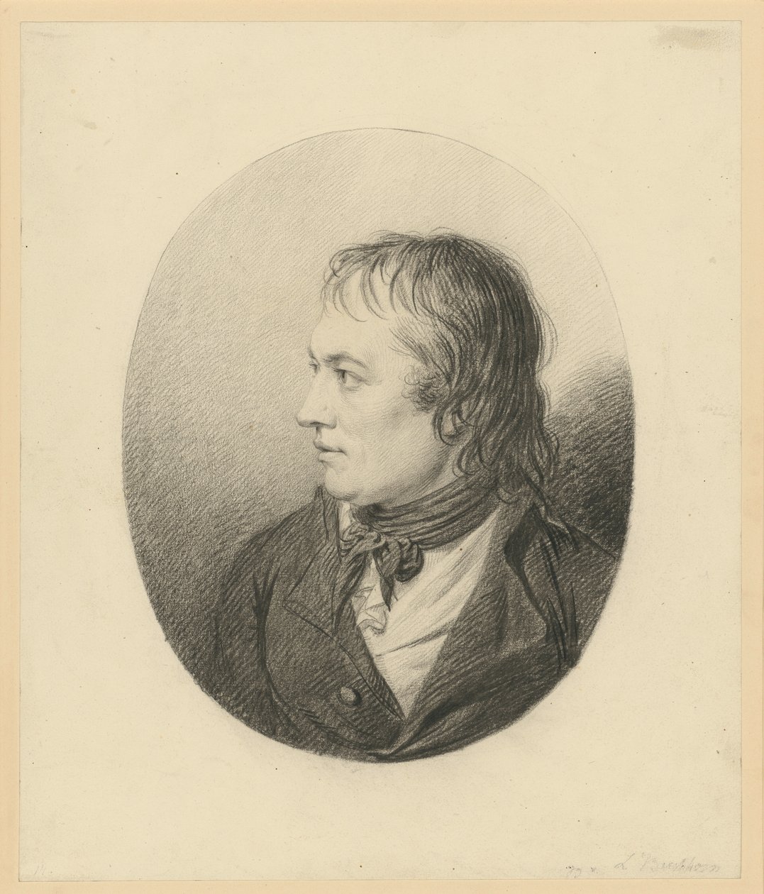Férfi mellkép medálban alkotó: Ludwig Buchhorn