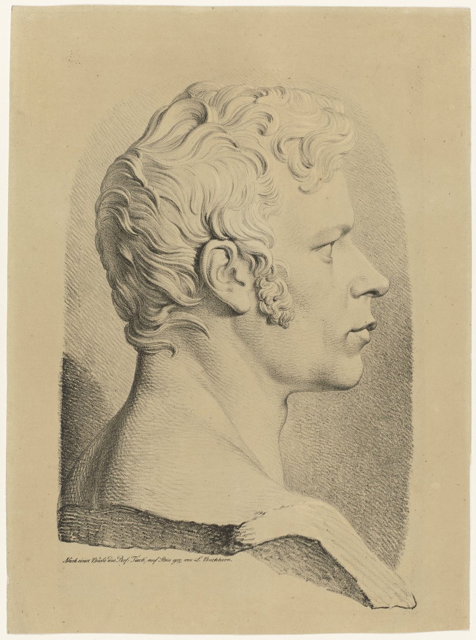 Karl Friedrich Schinkel portré mellszobra alkotó: Ludwig Buchhorn