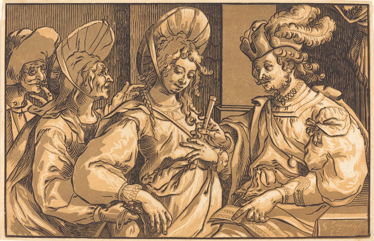 A közbeszerzés alkotó: Ludwig Büsinck after Georges Lallemand