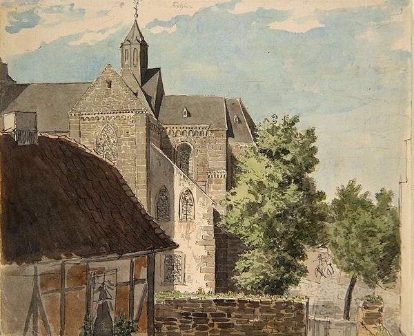 Fritzlar-székesegyház alkotó: Ludwig Emil Grimm