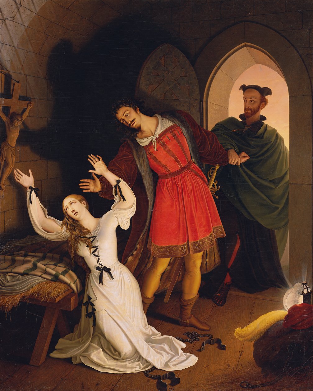 Faust és Gretchen a börtönben alkotó: Ludwig Ferdinand Schnorr von Carolsfeld
