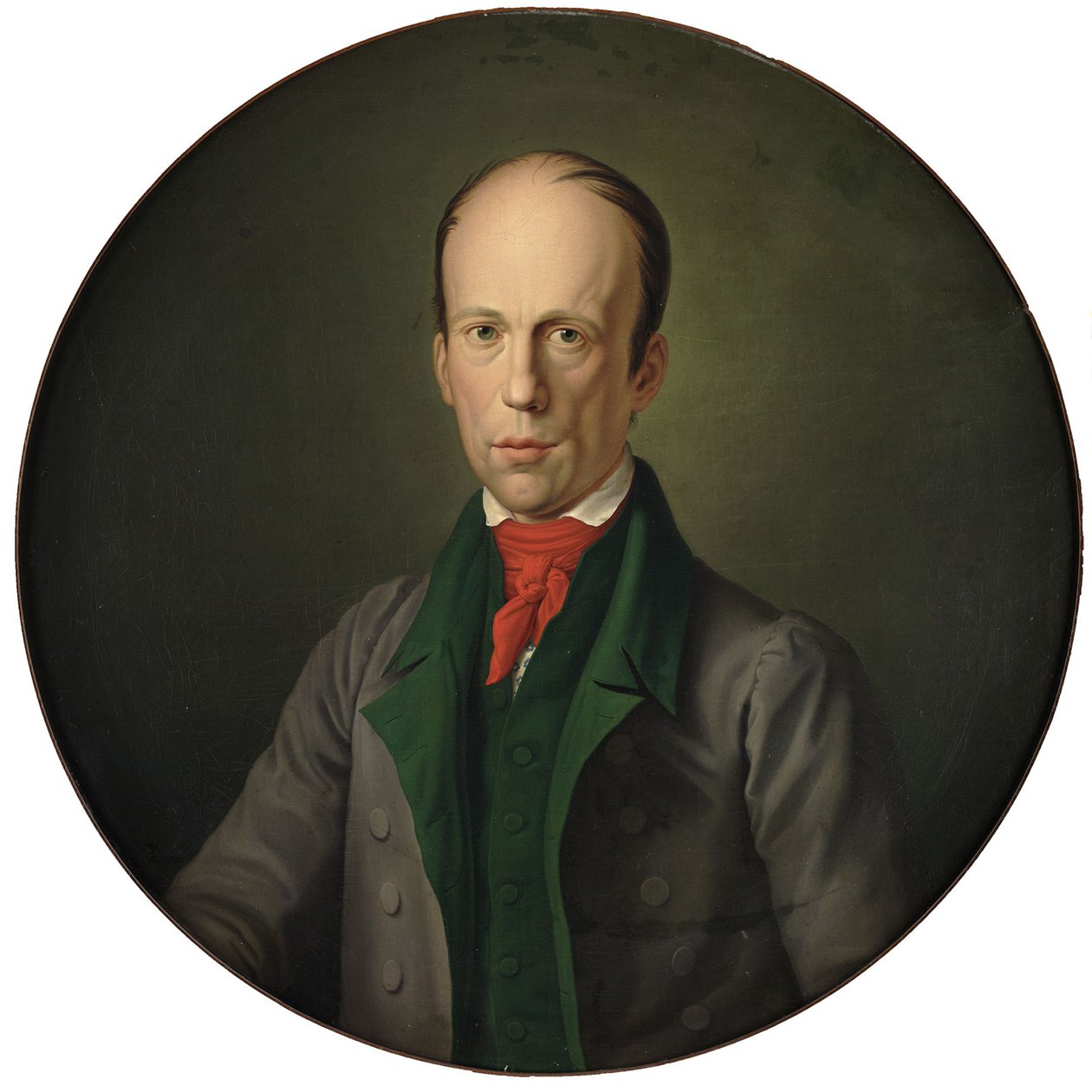 János osztrák főherceg arcképe 1782-1859, 1827. alkotó: Ludwig Ferdinand Schnorr von Carolsfeld