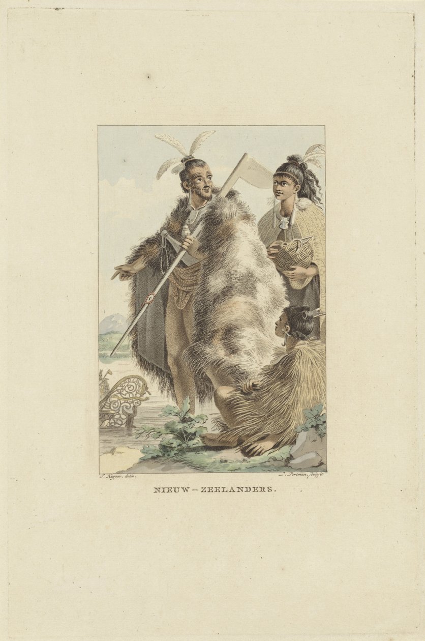 új-zélandiak új-zélandiak (cím az objektumon) alkotó: Ludwig Gottlieb Portman