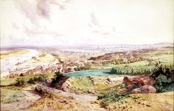 Bécs északról alkotó: Ludwig Hans Fischer