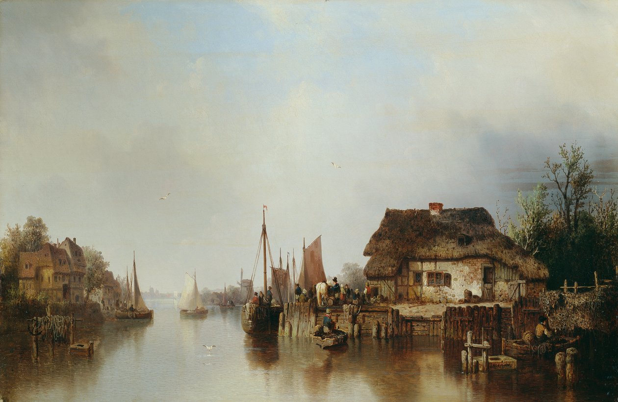 Scheldeufer alkotó: Ludwig Hermann