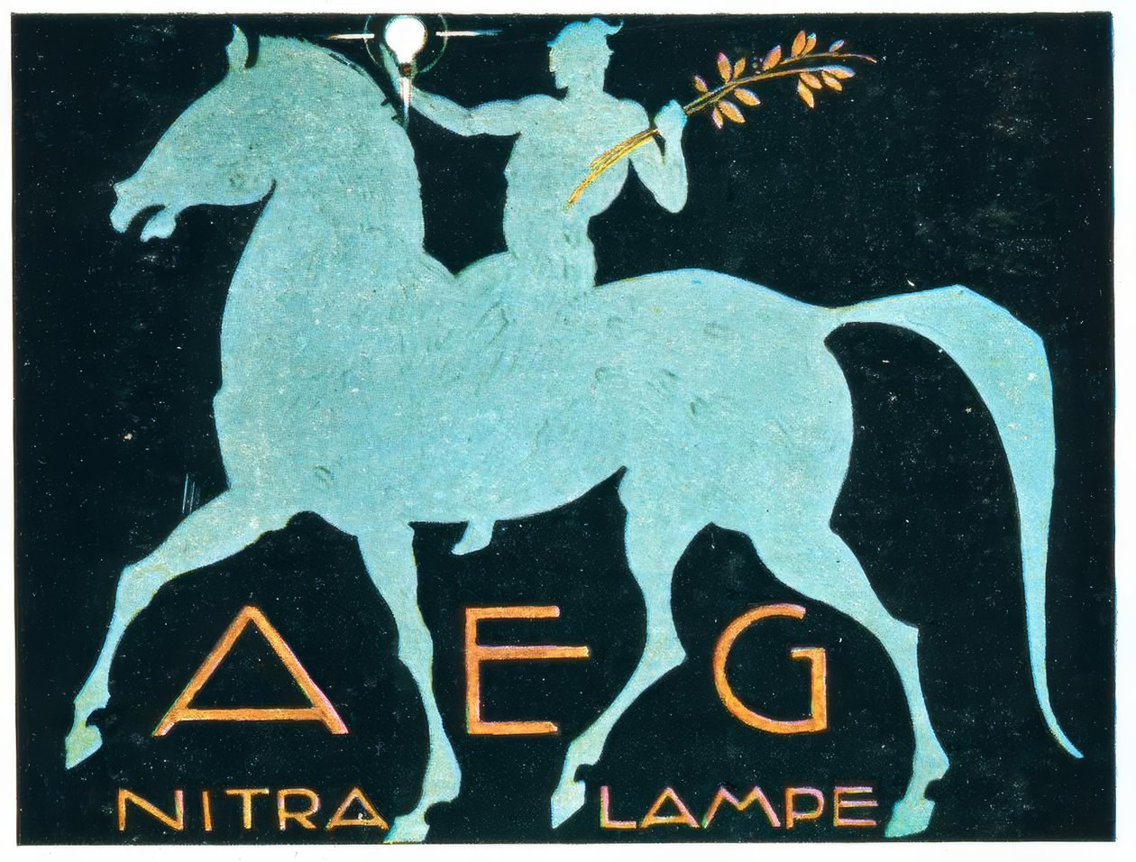 AEG / NITRA LAMPE alkotó: Ludwig Hohlwein