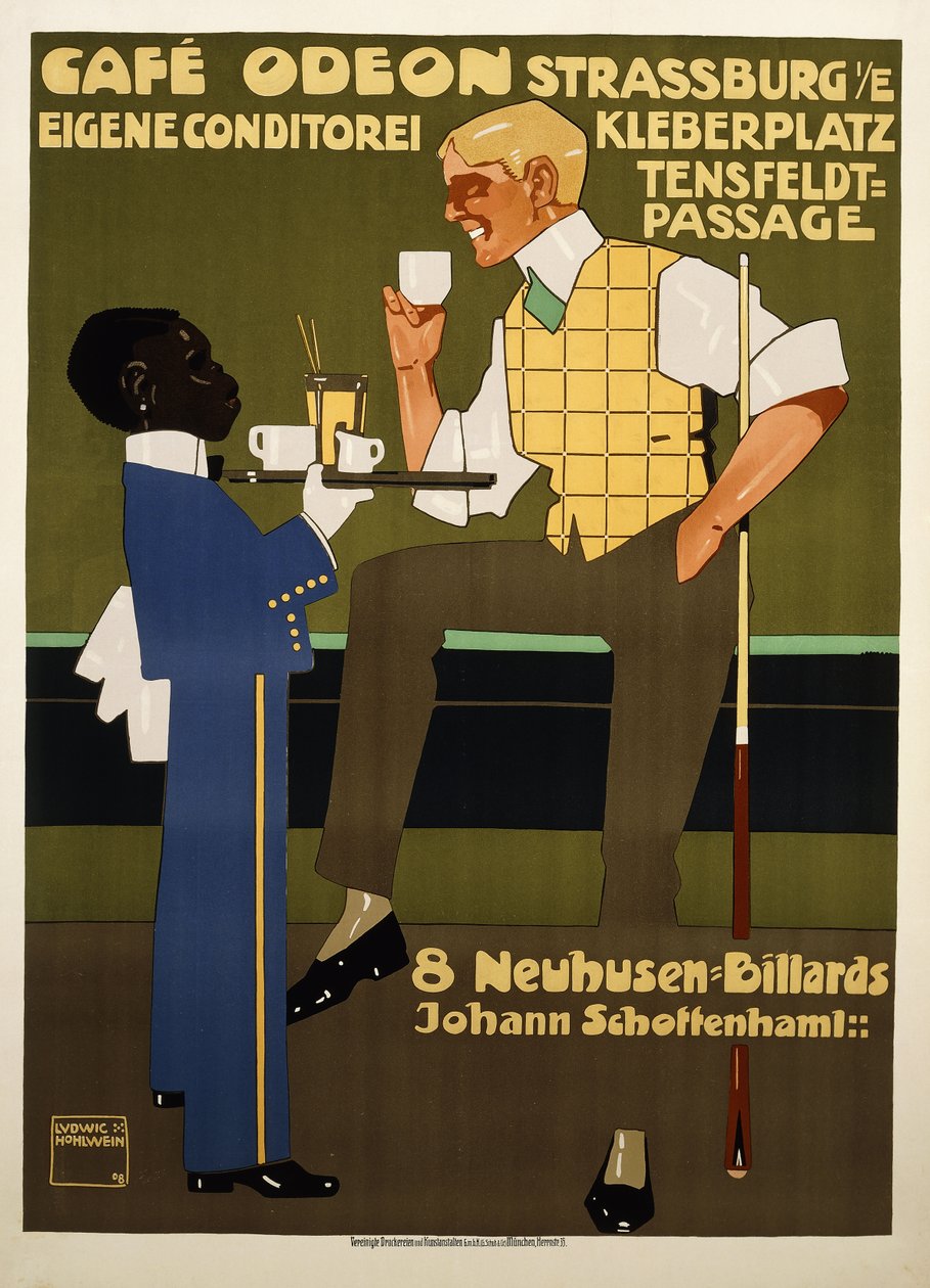 Cafe Odeon alkotó: Ludwig Hohlwein