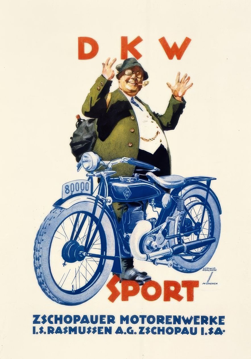 DKW SPORT alkotó: Ludwig Hohlwein
