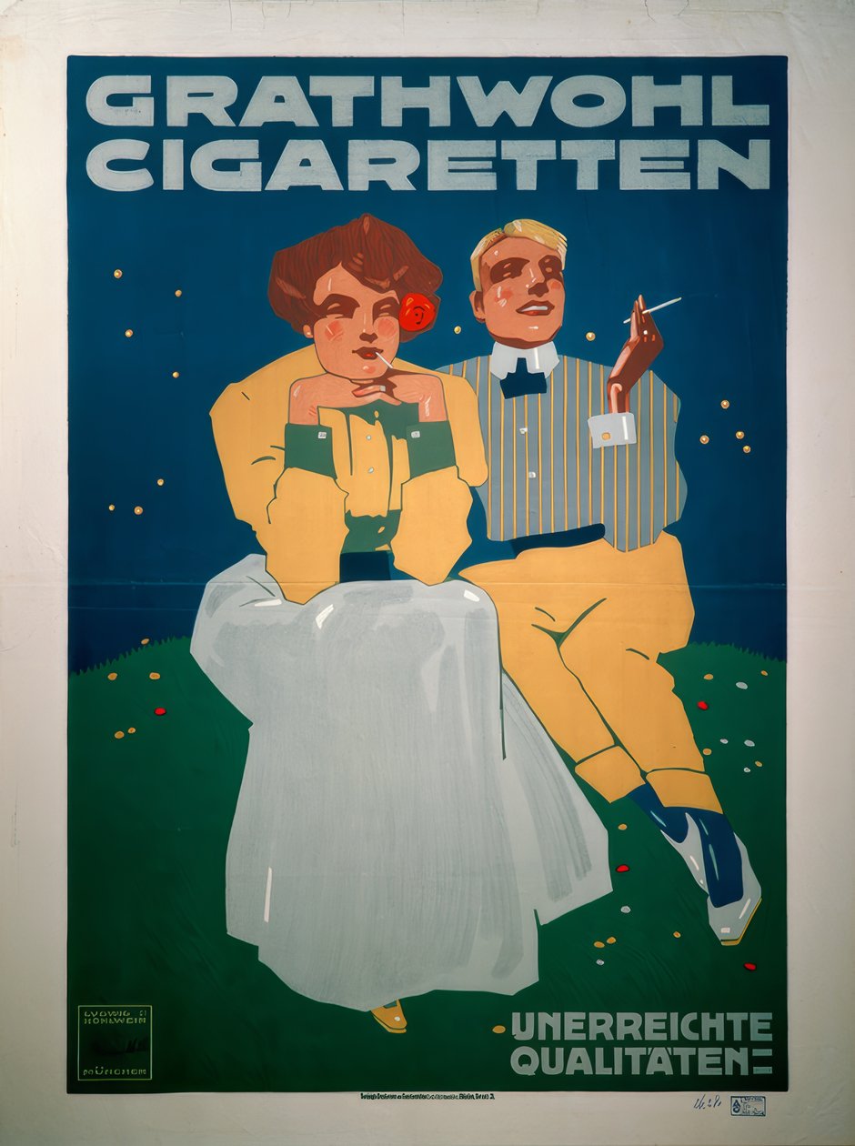 Grathwohl cigaretta alkotó: Ludwig Hohlwein