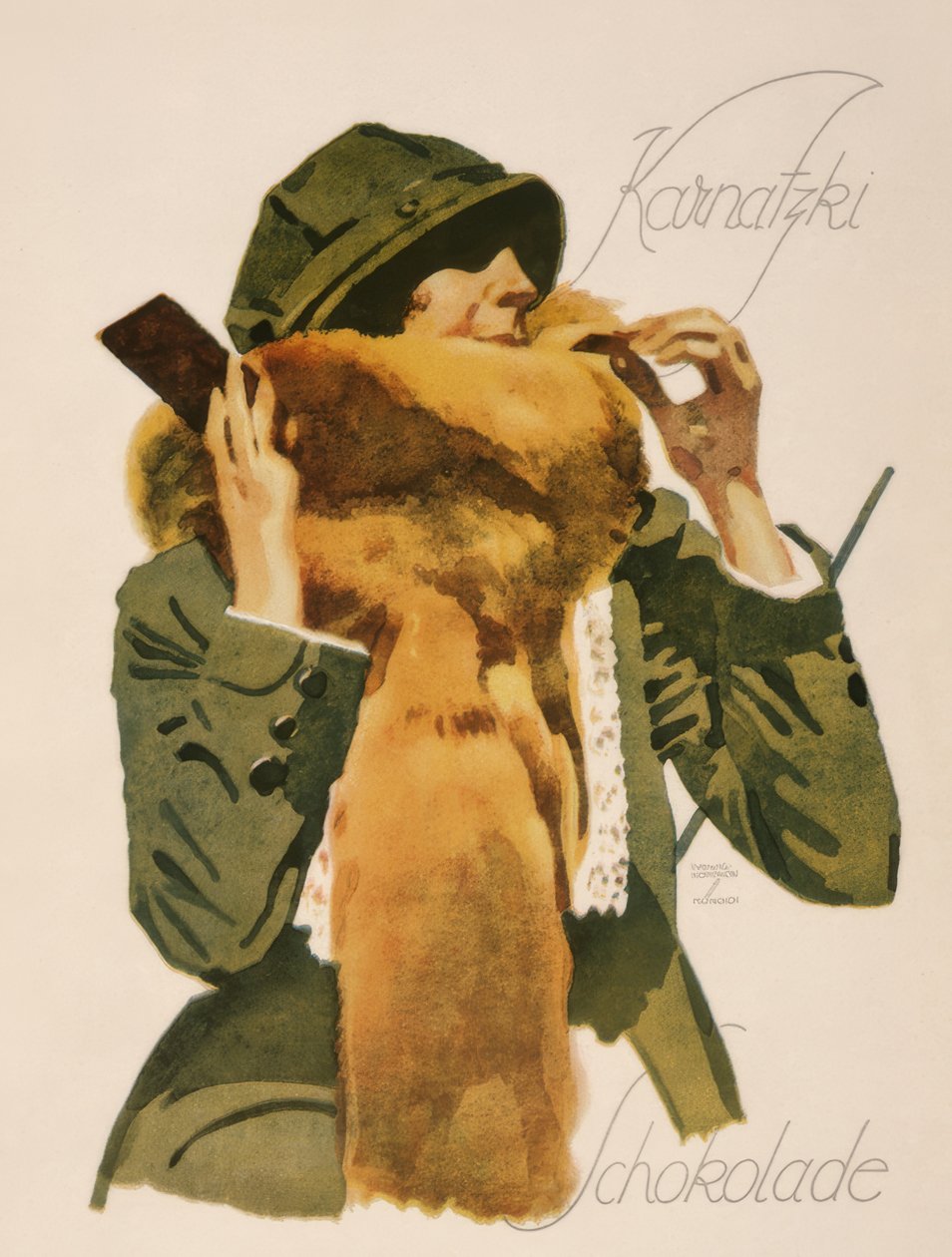Karnatzki / csokoládé alkotó: Ludwig Hohlwein