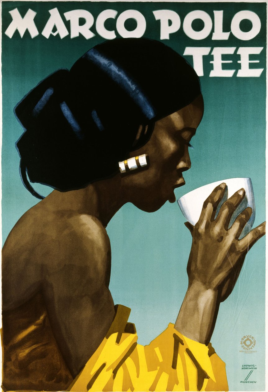 Marco Polo Tea, c. 1930. alkotó: Ludwig Hohlwein