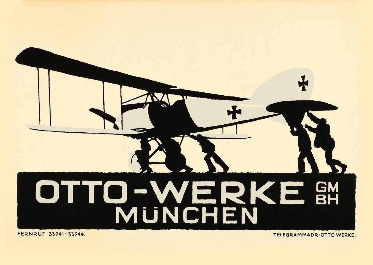 Otto-Werke, München, c. 1915 alkotó: Ludwig Hohlwein