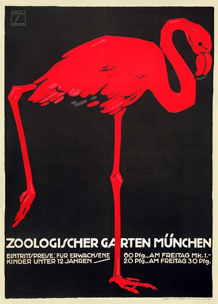 Állatkert, München alkotó: Ludwig Hohlwein