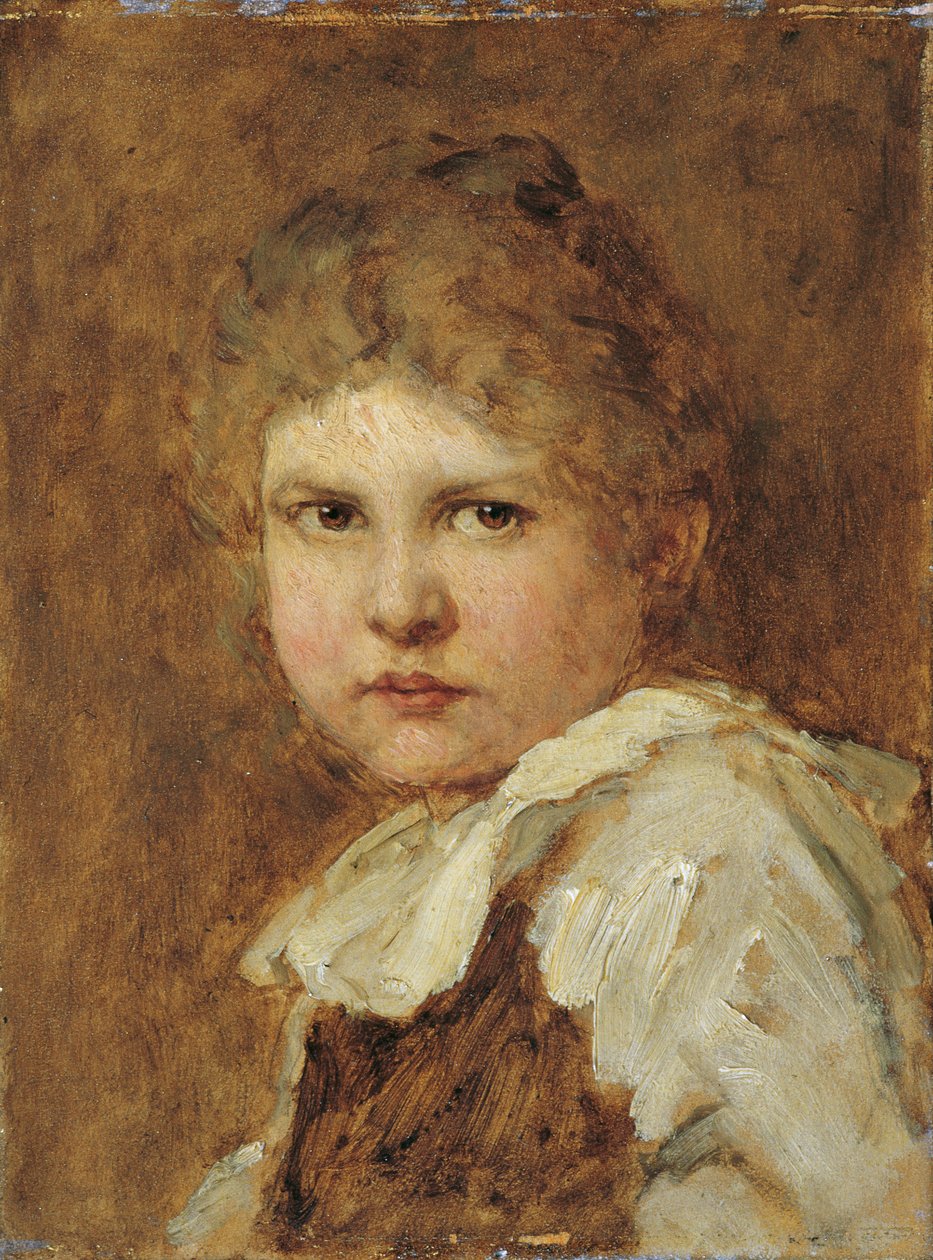 lány fejét alkotó: Ludwig Knaus