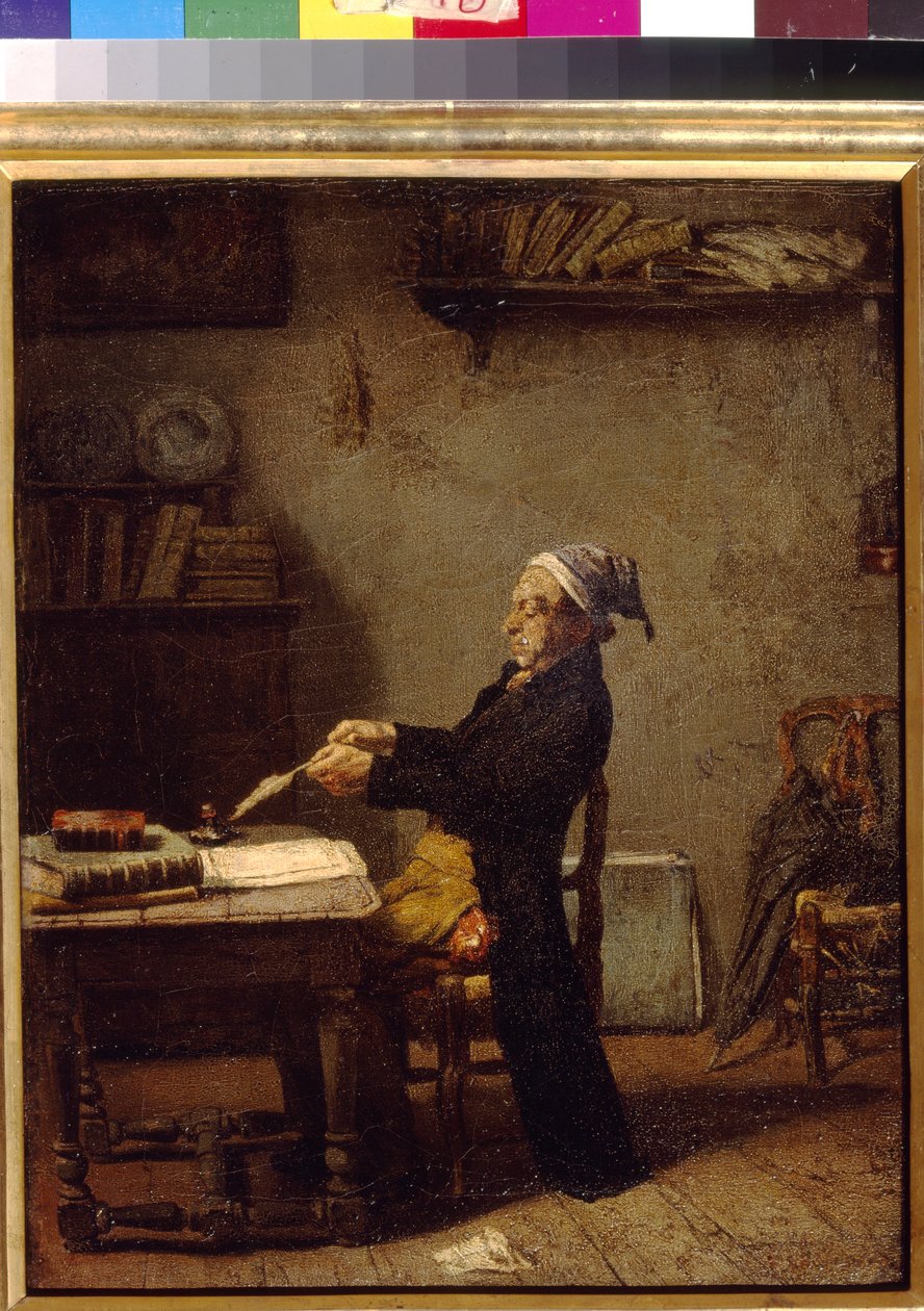 Knaus, Ludwig (1829-1910) tudósa. Olaj, fa. Állami A. Puskin Szépművészeti Múzeum, Moszkva alkotó: Ludwig Knaus