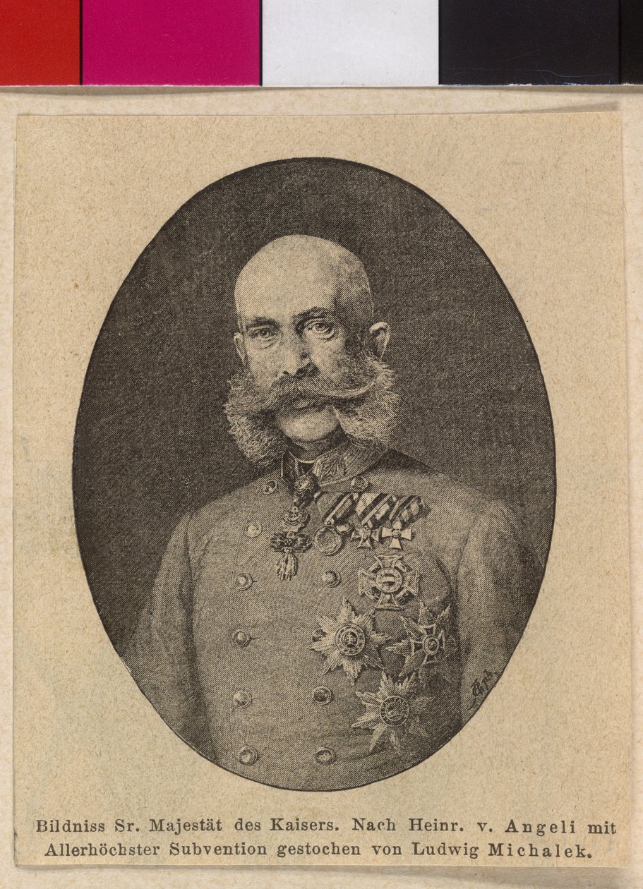 I. Ferenc József osztrák császár alkotó: Ludwig Michalek