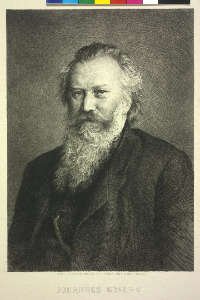 Johannes Brahms alkotó: Ludwig Michalek