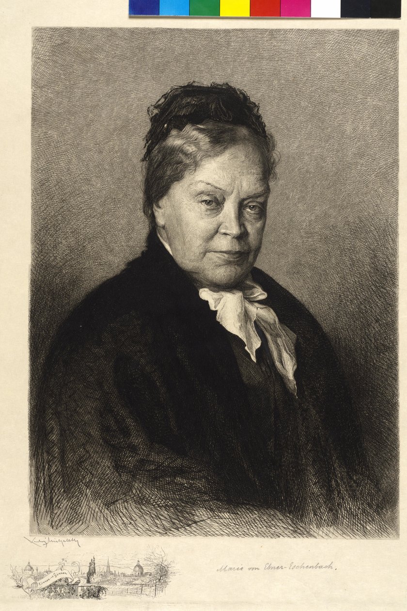 Marie von Ebner-Eschenbach alkotó: Ludwig Michalek