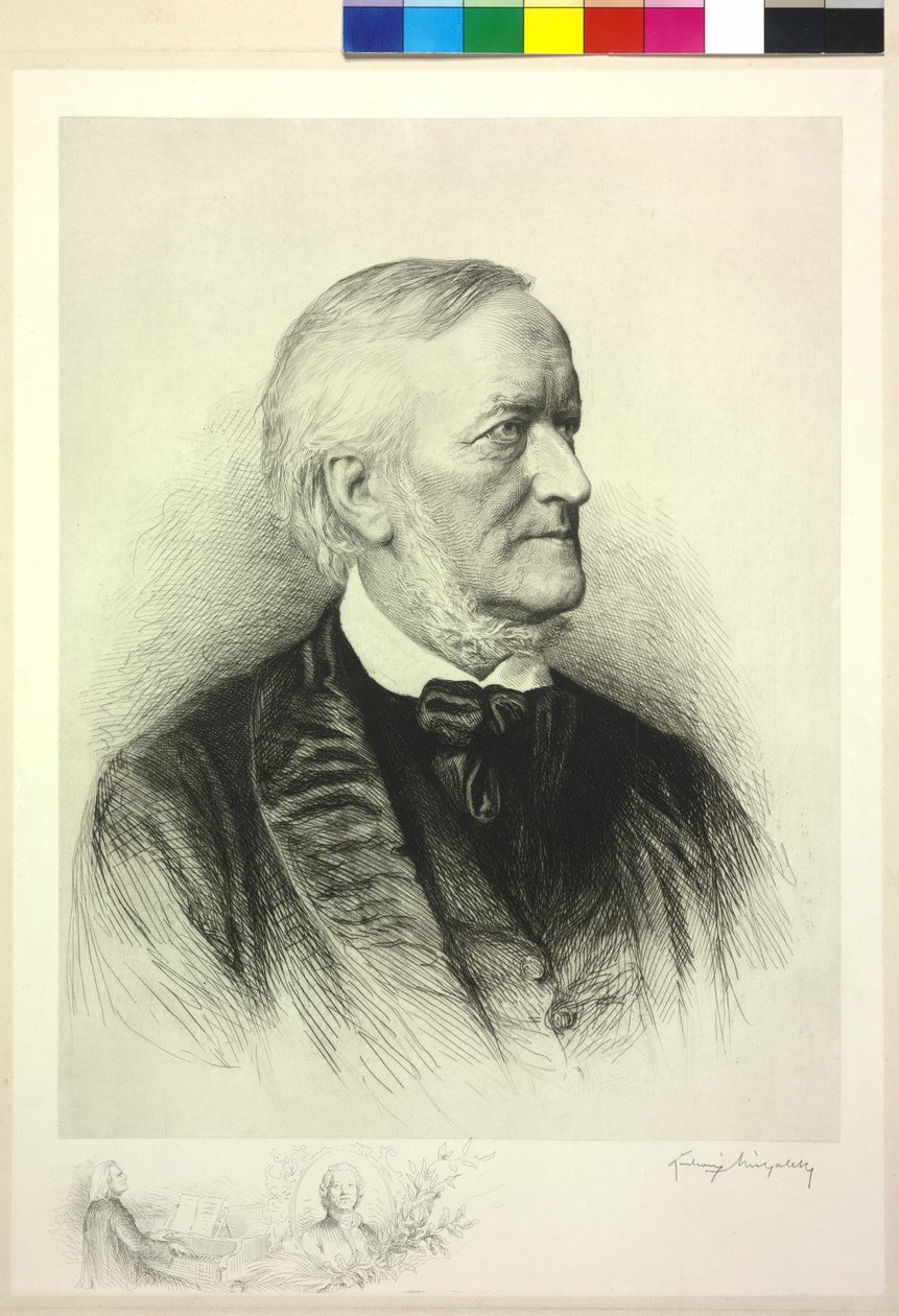 Richard Wagner alkotó: Ludwig Michalek