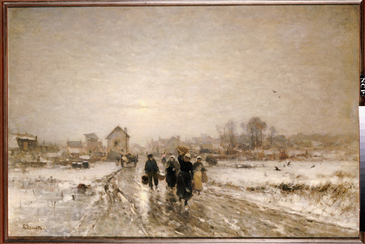 Visszatérve a piacról alkotó: Ludwig Munthe