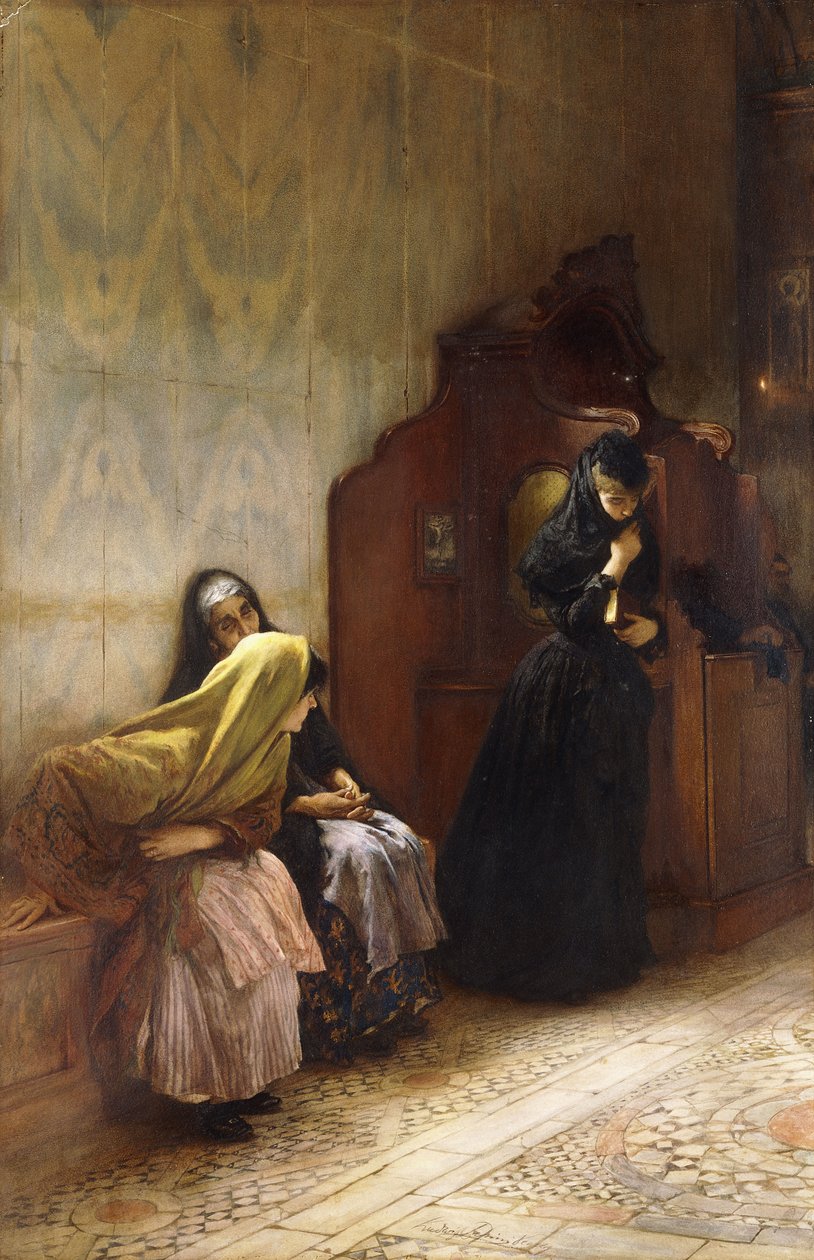 A vallomás, alkotó: Ludwig Passini
