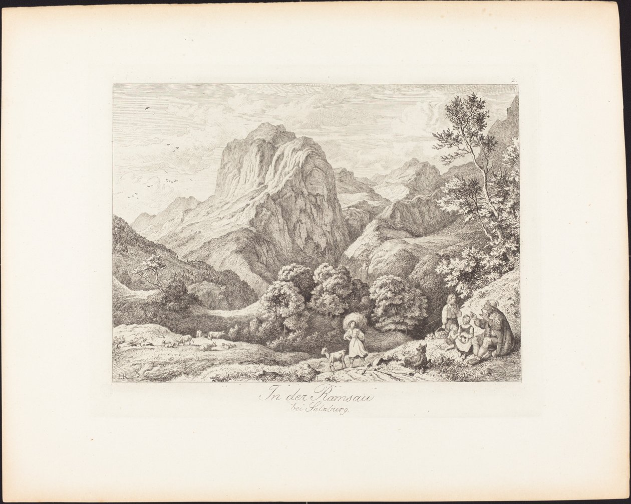 A Salzburg melletti Ramsauban alkotó: Ludwig Richter
