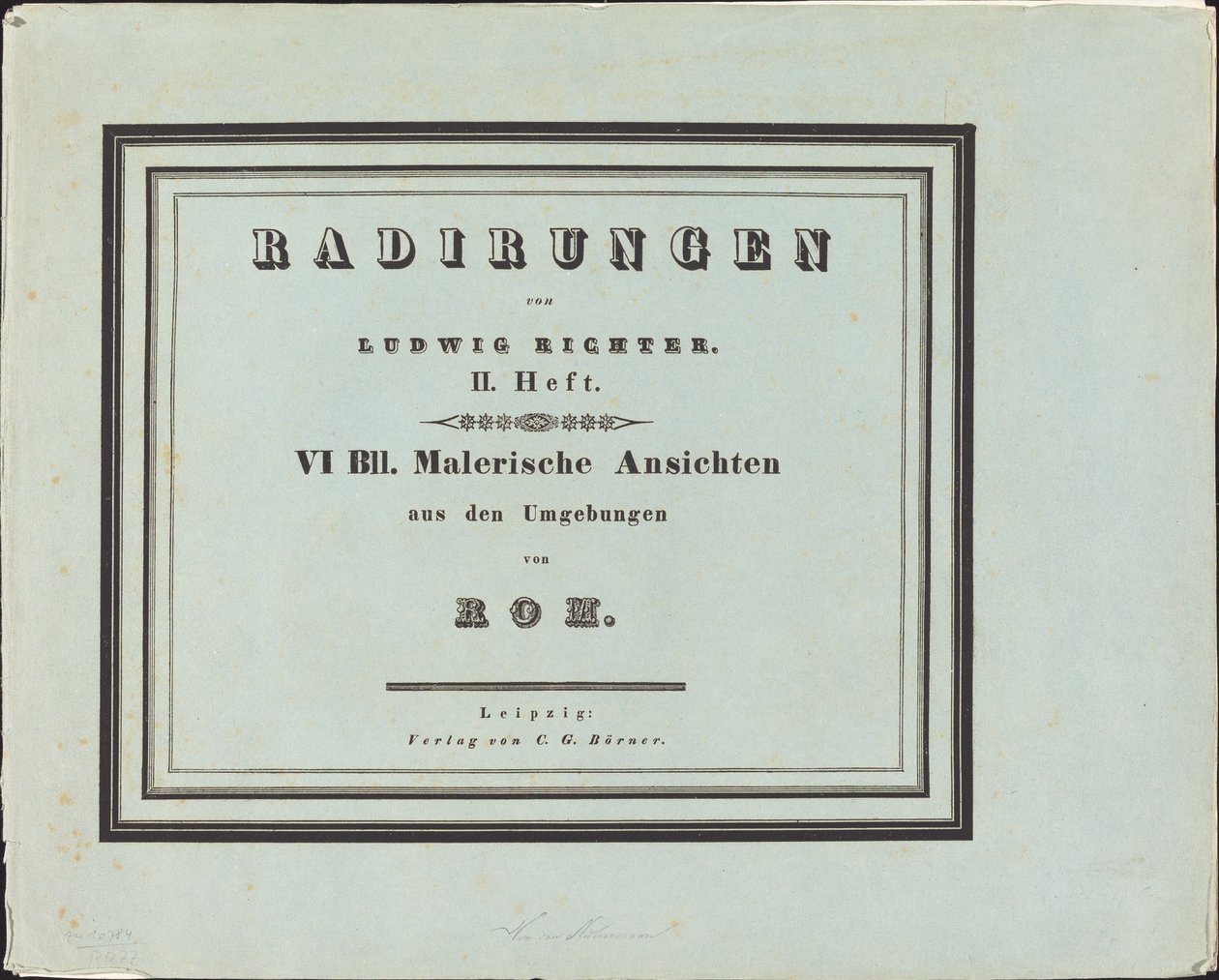 Festői kilátás Róma környékéről alkotó: Ludwig Richter