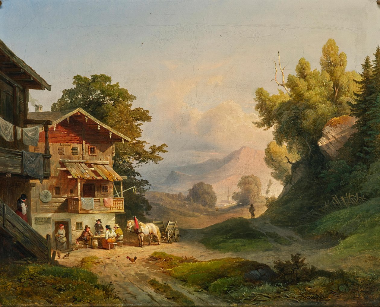 Ludwig Schuster déli pihenő 1852 alkotó: Ludwig Schuster