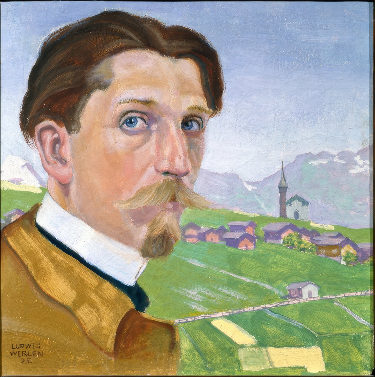 Ludwig Werlen önarcképe alkotó: Ludwig Werlen