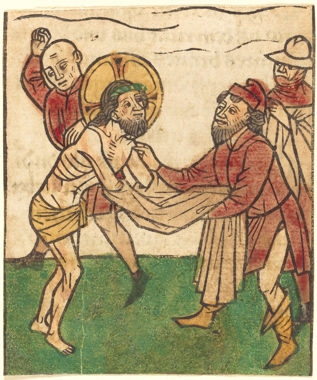 Krisztus megfosztva a ruhájától alkotó: Ludwig of Ulm