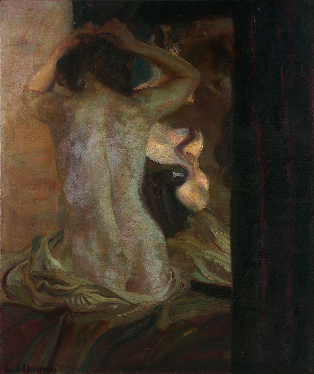 A tükör alkotó: Ludwig von Herterich