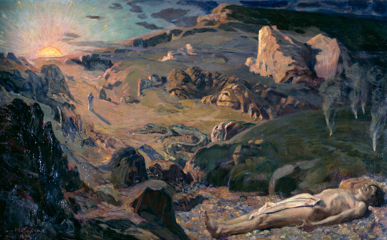 A rettegés völgye alkotó: Ludwig von Hofmann
