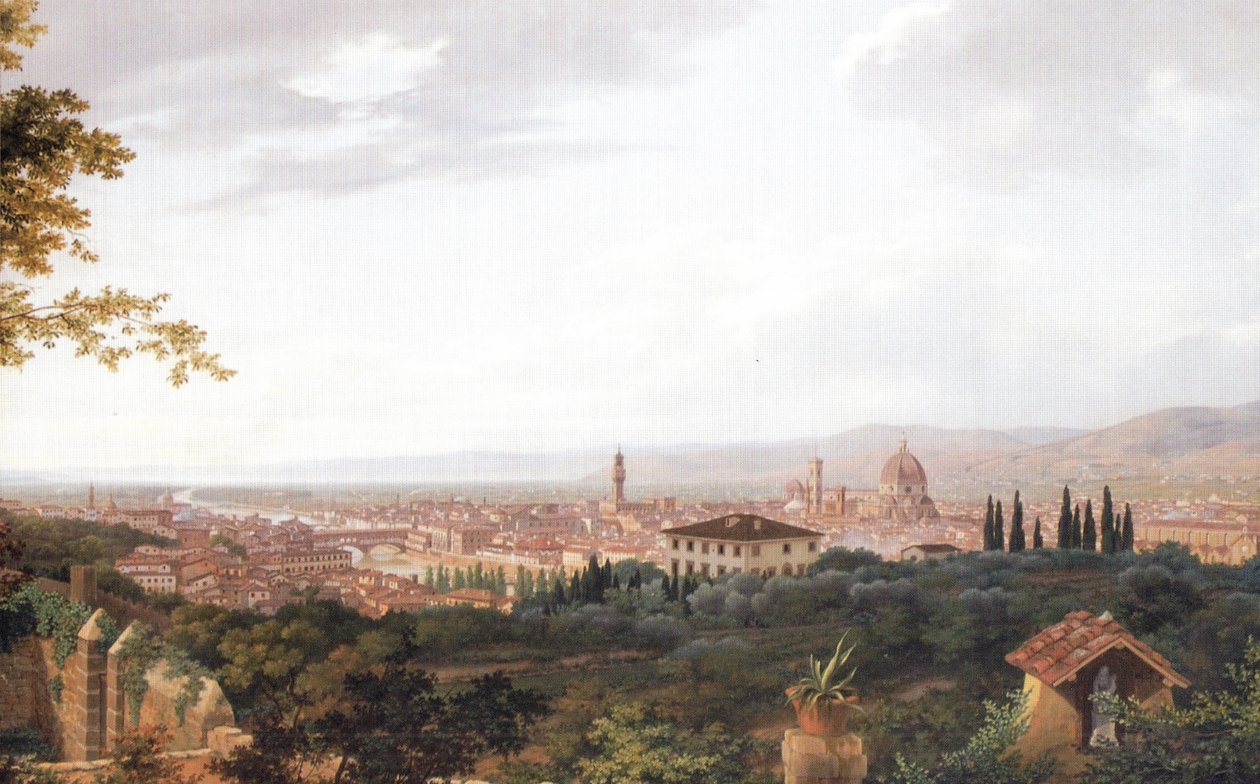 Firenze a Monte alle Croci -ból (részlet) alkotó: Luigi Garibbo