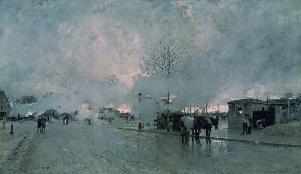 A ház a vasút mellett alkotó: Luigi Loir