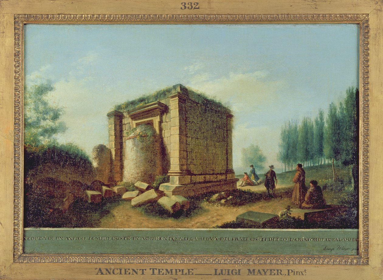 Ősi templom alkotó: Luigi Mayer
