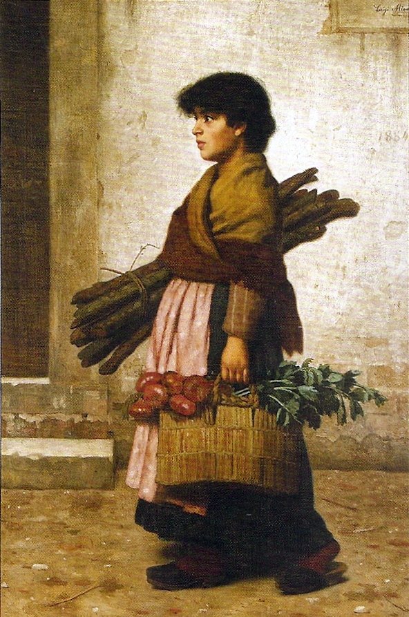 Visszatérés a piacról alkotó: Luigi Mion