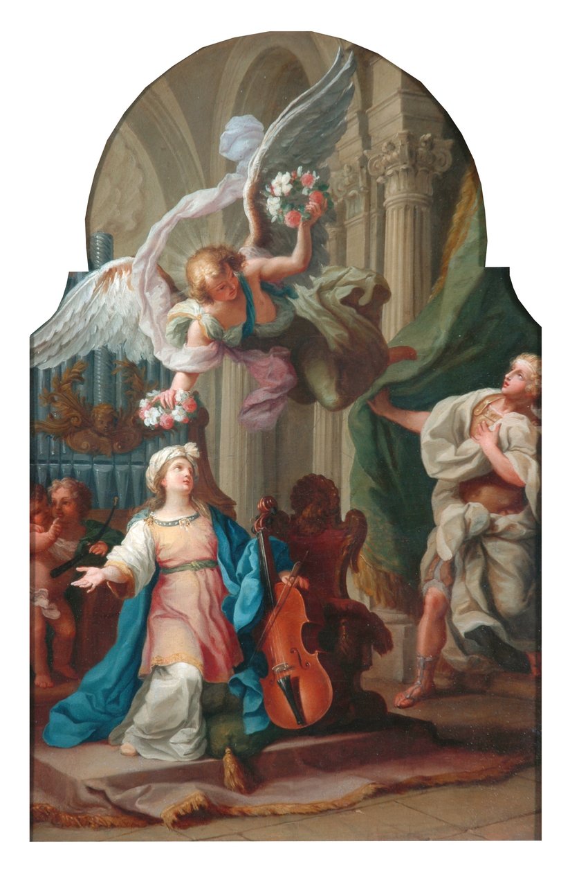 Szent Cecília alkotó: Luigi Vanvitelli