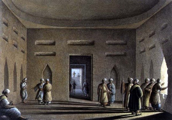 Emlékmű Szíria partján, 2. tábla, kocsma. írta William Watts alkotó: Luigi (after) Mayer
