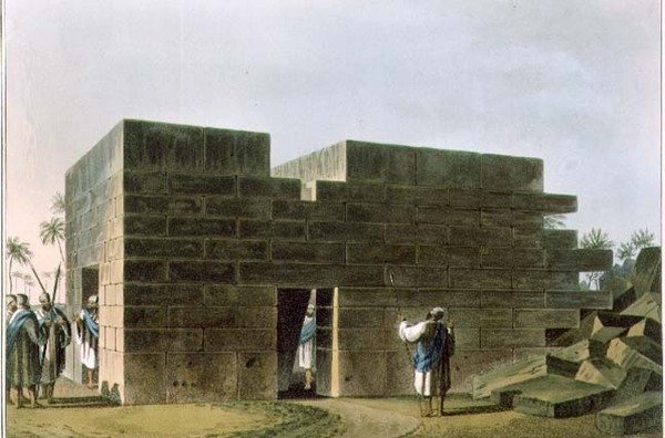 Jupiter Ammon temploma Líbiában, 70. tábla a „Nézetek az oszmán dominanciákban”, kocsma. Írta: Robert Bowyer (1758-1834) 1810 (akvatinta) alkotó: Luigi (after) Mayer
