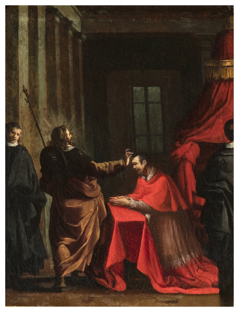 Északi kereszthajó, San Rocco oltára 1635, 45, Genovesino 1645, Signatura del Cardinal, festve jobbra lent alkotó: Luigi Miradori