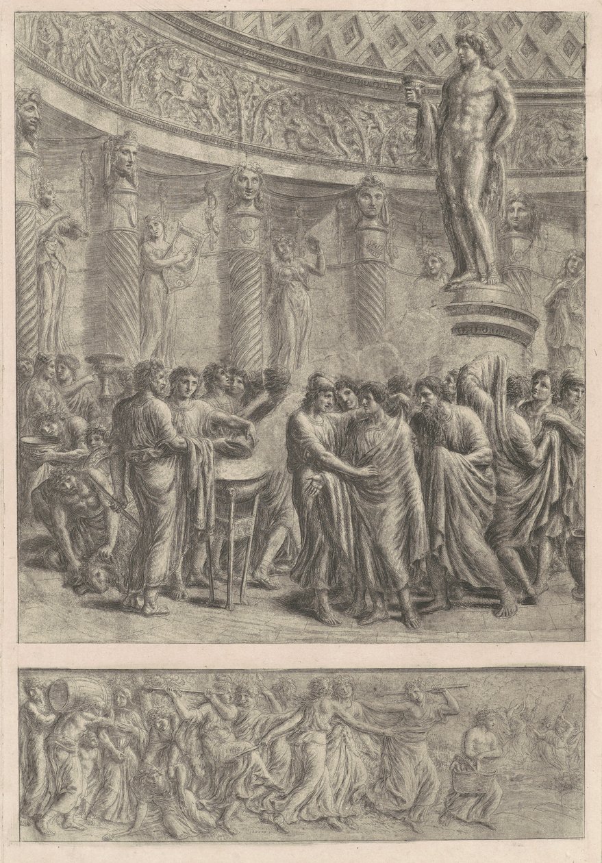 Antik áldozat, 1820-as évek. alkotó: Luigi Ademollo