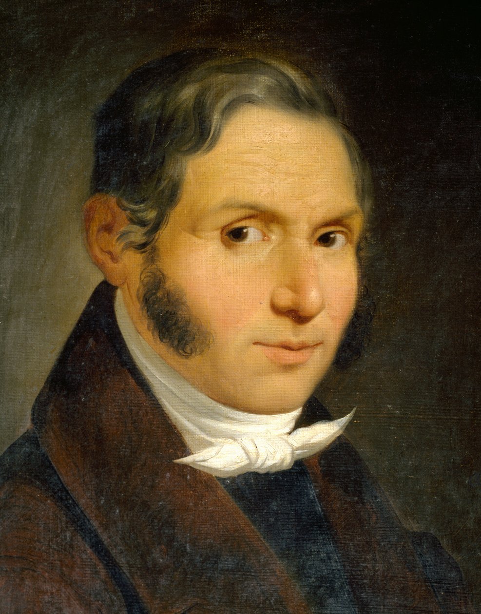 Bonifacio Asioli portréja, Luigi Asioli (1817-1877), olaj, vászon, 57x46 cm alkotó: Luigi Asioli