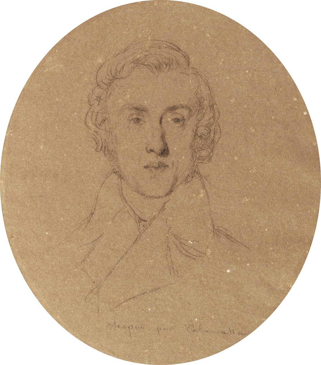 Fryderyk Chopin arcképe alkotó: Luigi Calamatta